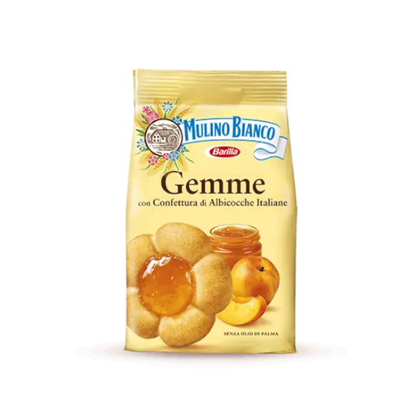 Mulino Bianco Gemme - ciastka z dżemem morelowym (200 g)
