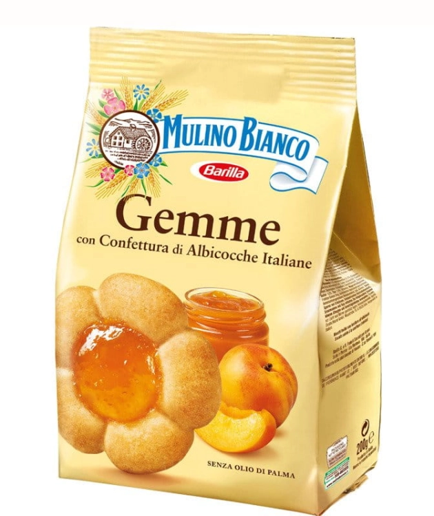 Mulino Bianco Gemme - ciastka z dżemem morelowym (200 g)
