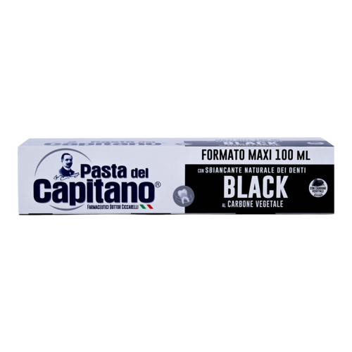 Pasta del Capitano - wybielająca pasta do zębów z węglem aktywnym (100 ml)