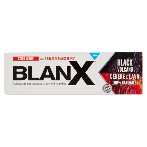 Blanx Black Volcano - Wybielająca pasta do zębów z popiołem i lawą wulkaniczną (75 ml)