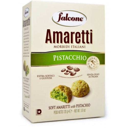 Falcone Amaretti Pistacchio - ciastka pistacjowe (170 g)