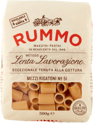 Rummo Mezzi Rigatoni n. 51 - Makaron rurki (500 g)