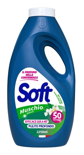Soft Białe piżmo - Żel do prania tkanin (2,25 L - 50 p)
