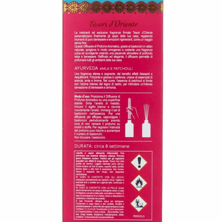 Tesori d'Oriente Ayurveda - Patyczki zapachowe (200 ml)