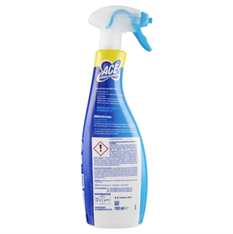 Ace Candeggina Mousse - pianka z wybielaczem w sprayu (700 ml)