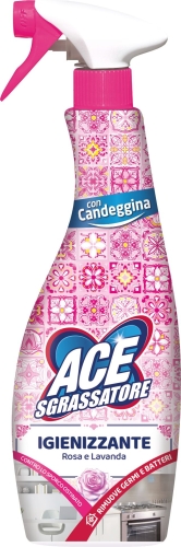 Ace Sgrassatore Candeggina - odtłuszczacz Róża i Lawenda (550 ml)