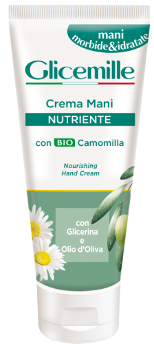 Glicemille Nutriente - Odżywczy krem do rąk z rumiankiem, gliceryną i oliwą z oliwek TUBKA (100 ml)