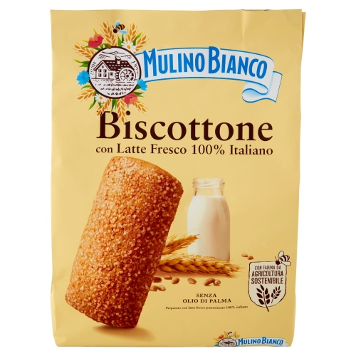 Mulino Bianco Biscottone - chrupiące ciastka posypane cukrem (700 g)