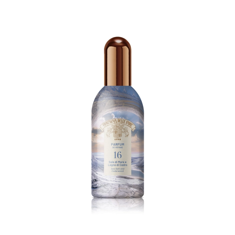 COMPAGNIA DELLE INDIE Sale di Mare 16 - Woda toaletowa Sól Morska i Drzewo Cedrowe (75 ml)