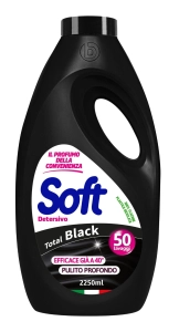 Soft Total Black - Płyn do prania czarnych tkanin (2,25 l - 50 p)