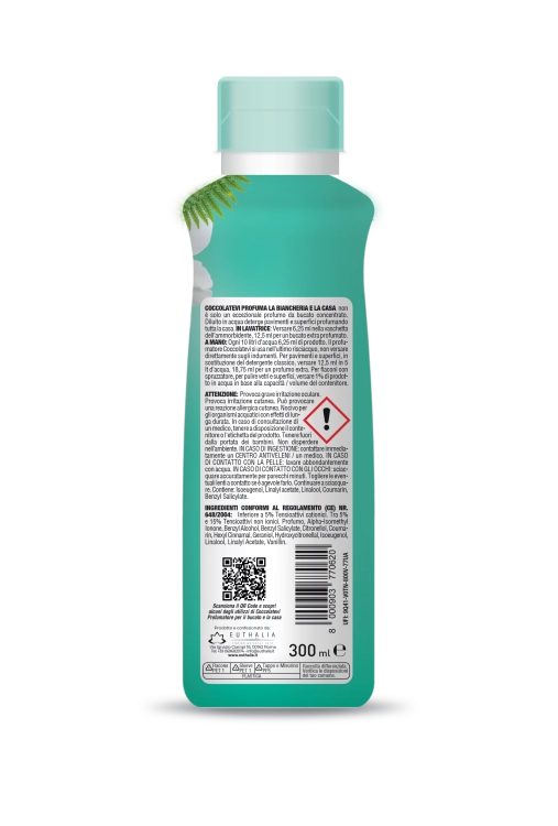 Coccolatevi Muschio Bianco - Perfumy do prania Białe Piżmo 300 ml - 48 p