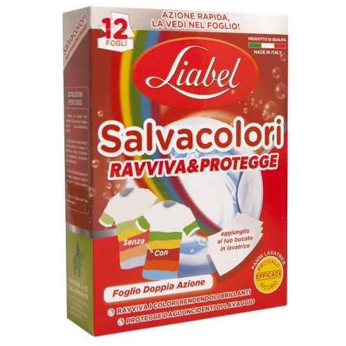 Liabel Classico - chusteczki do prania przeciw farbowaniu ubrań (10 szt.)