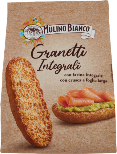 Mulino Bianco Granetti Integrali - chrupiące pełnoziarniste grzanki (280 g)