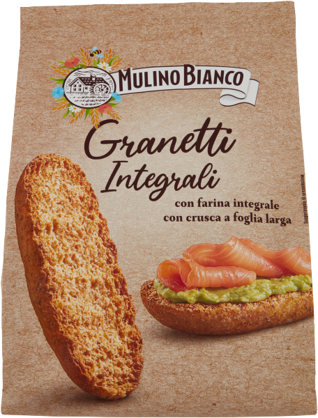 Mulino Bianco Granetti Integrali - chrupiące pełnoziarniste grzanki (280 g)