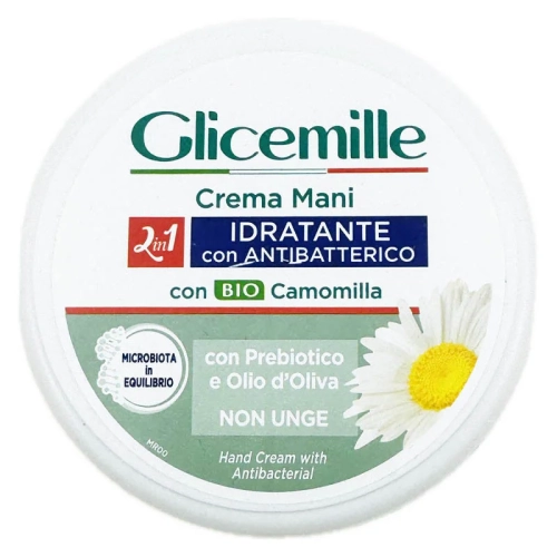 Glicemille Idratante con Antibatterico - krem do rąk z Rumiankiem Antybakteryjny (100 ml)