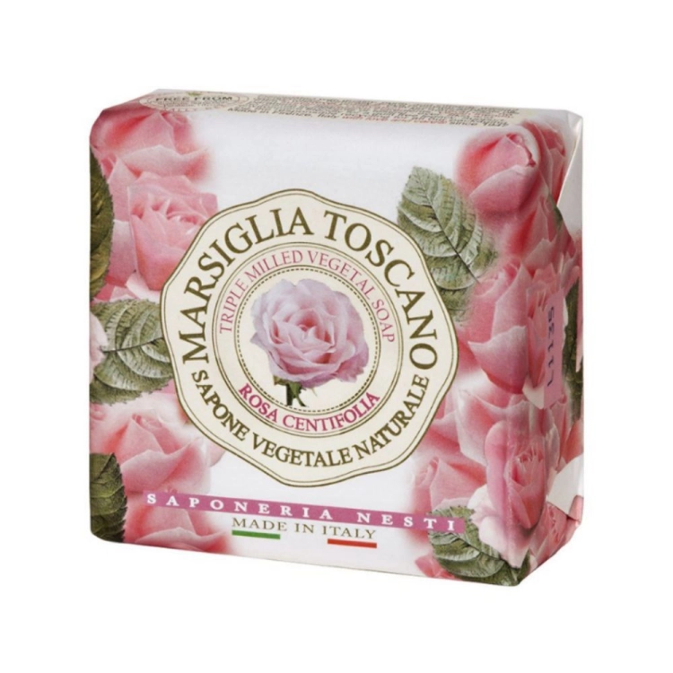 Marsiglia Toscano Rosa - mydło w kostce Róża Stulistna (200 g)