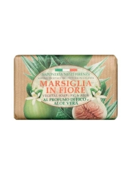 Marsiglia in Fiore Fico Aloe - mydło w kostce Aloes i Figa (125 g)