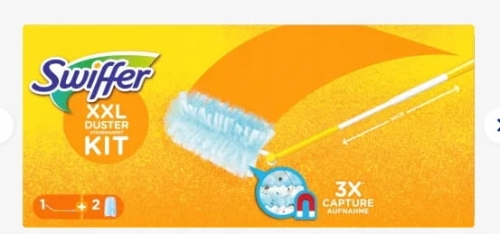 Swiffer XXXL Duster KIT - Miotełka XXL + 2 Wkłady zestaw do usuwania kurzu 90