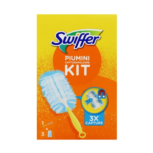 Swiffer Piumini KIT - miotełka do kurzu rączka + 3 wkłady