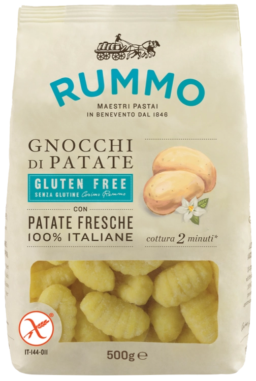 Rummo Gnocchi di patate Senza Glutine - Gnocchi ziemniaczane bezglutenowe (500 g)