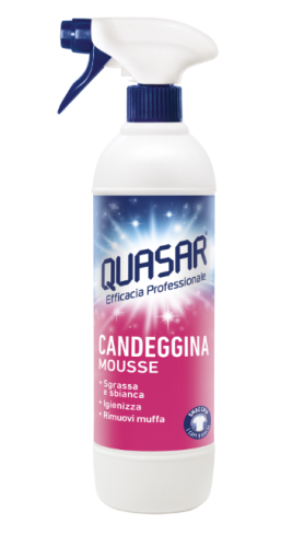 Quasar Candeggina Mousse - profesjonalny, odtłuszczacz z wybielaczem w sprayu