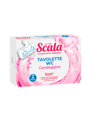 Scala Tavolette WC Candeggina - kostki do wc z wybielaczem (2 szt.)