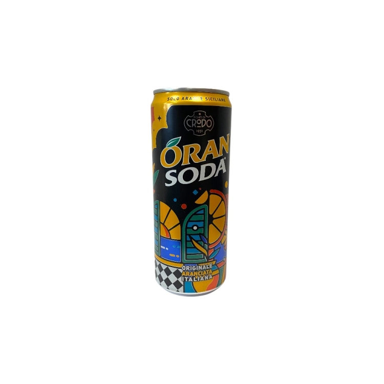 Oransoda Aranciata - Gazowany napój pomarańczowy (330 ml)