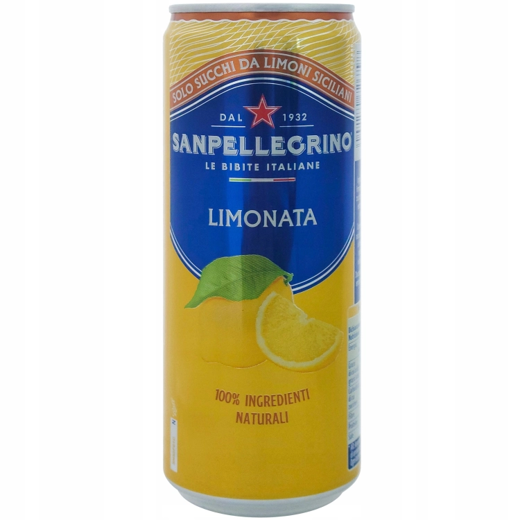 SAN0004.jpeg San Pellegrino Limonata - Gazowany napój cytrynowy (330 ml)