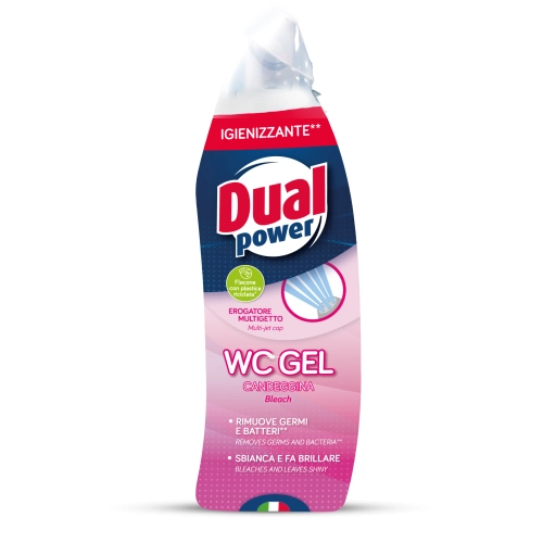 Dual Power Candeggina - Żel do WC z wybielaczem (700 ml)
