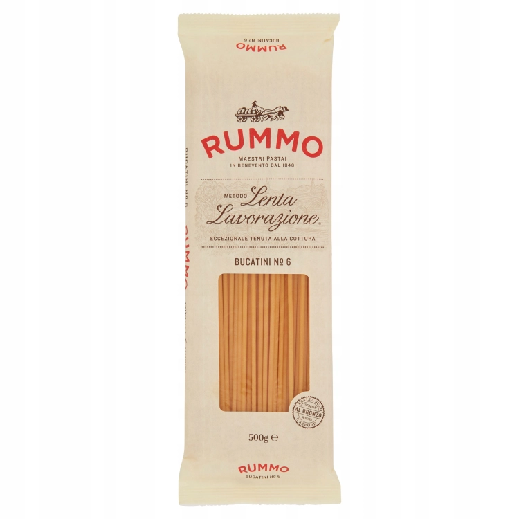 Rummo Bucatini 6 - makaron spaghetti 500 g