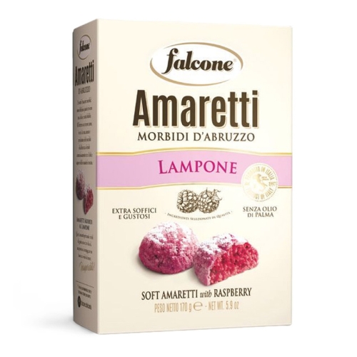 Falcone Amaretti Lampone - ciasteczka malinowe (170 g)