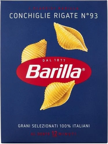 Barilla Conchiglie Rigate n.93 - makaron muszelki (500g)