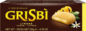 Grisbi Limone - biszkopty z nadzieniem cytrynowym (135 g)