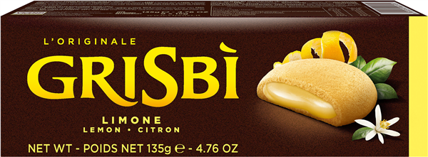 Grisbi Limone - biszkopty z nadzieniem cytrynowym (135 g) n