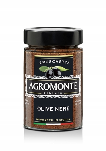 Agromonte Olive Nere - bruschetta z czarnych oliwek (100g)