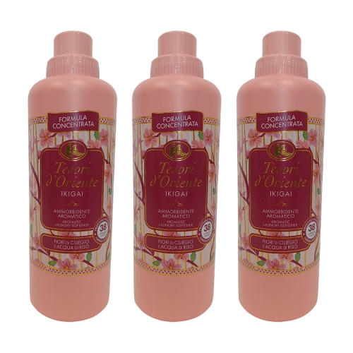 Zestaw Tesori d'Oriente Ikigai - Płyn do płukania ubrań (3 x 760 ml - 114 p)