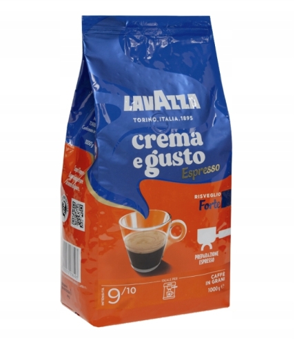 Lavazza Crema e Gusto Forte - Kawa ziarnista (1 kg)