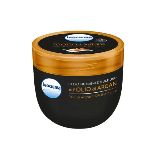 Leocrema - arganowy krem do ciała, rąk oraz twarzy z kwasami omega 3, wit. E i A (300 ml)