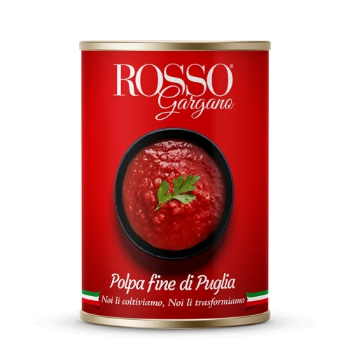 Rosso Gargano Polpa fine di Puglia - drobny miąższ z pomidorów (400g)