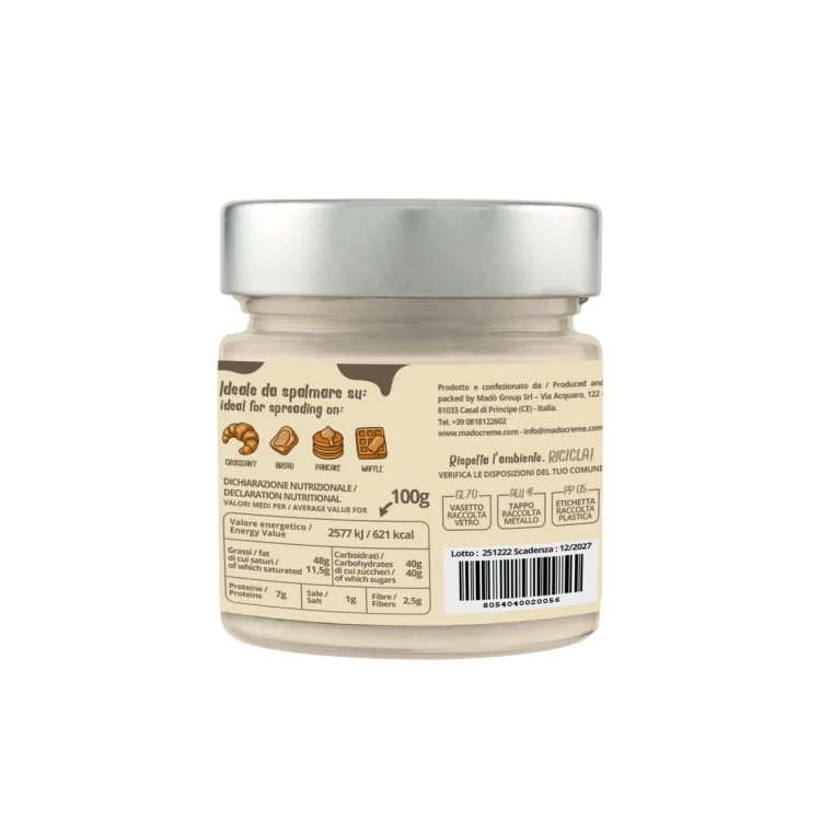 Mado Crema Cioccolata Bianca - krem do smarowania biała czekolada (200g)