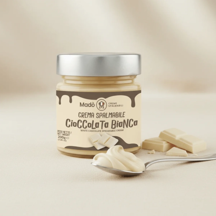 Mado Crema Cioccolata Bianca - krem do smarowania biała czekolada (200g)