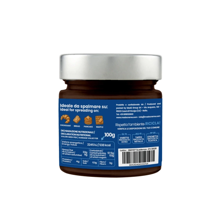 Mado Crema Oro Nero - krem do smarowania ciasteczka (200g)