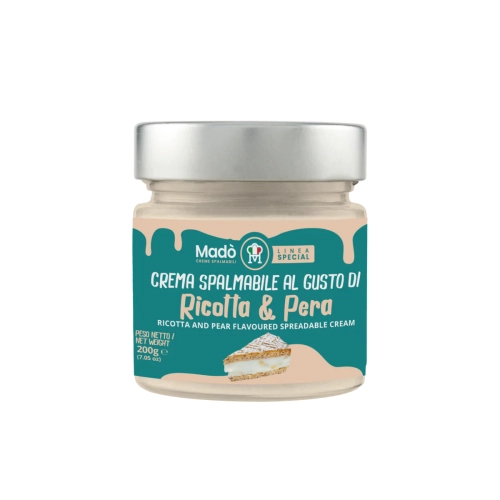 Mado Crema Ricotta Pera - krem do smarowania Ricotta i gruszka (200g)