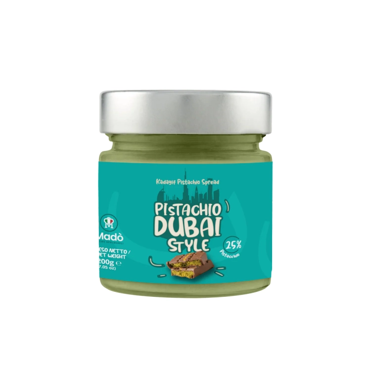 Mado Crema Pistachio Dubai Style - krem do smarowania dubajska czekolada (200g)