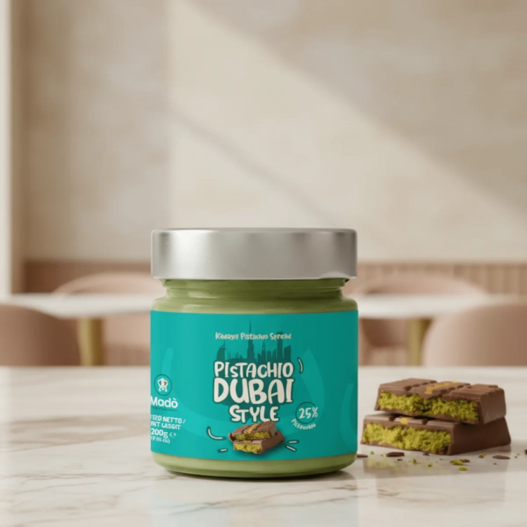 Mado Crema Pistachio Dubai Style - krem do smarowania dubajska czekolada (200g)