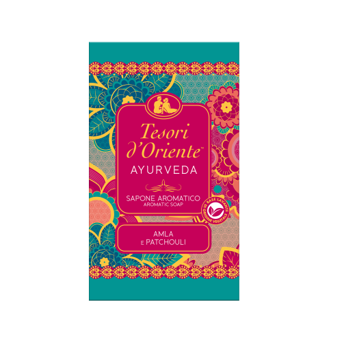 Tesori d'Oriente Ayurweda - Mydło w kostce w kartoniku (125g)