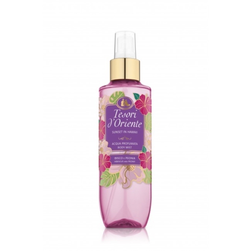 Tesori d'Oriente Ibisco Peonia Sunset in Hawaii - mgiełka do ciała (200 ml)