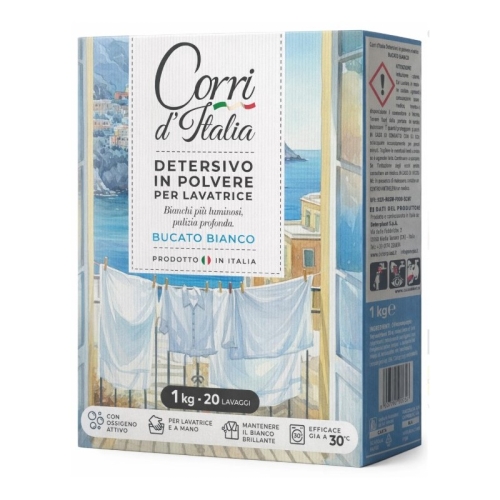 Corri d’Italia Bucato Bianco - proszek do prania białych tkanin (20p-1kg)
