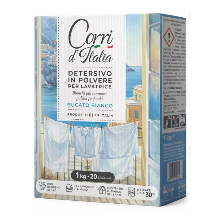 Corri d’Italia Bucato Bianco - proszek do prania białych tkanin (20p-1kg)