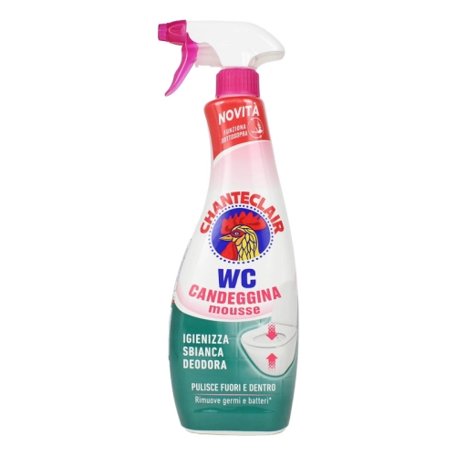 Chante Clair WC Candeggina - Detergent do toalet z wybielaczem, pianka (625 ml)